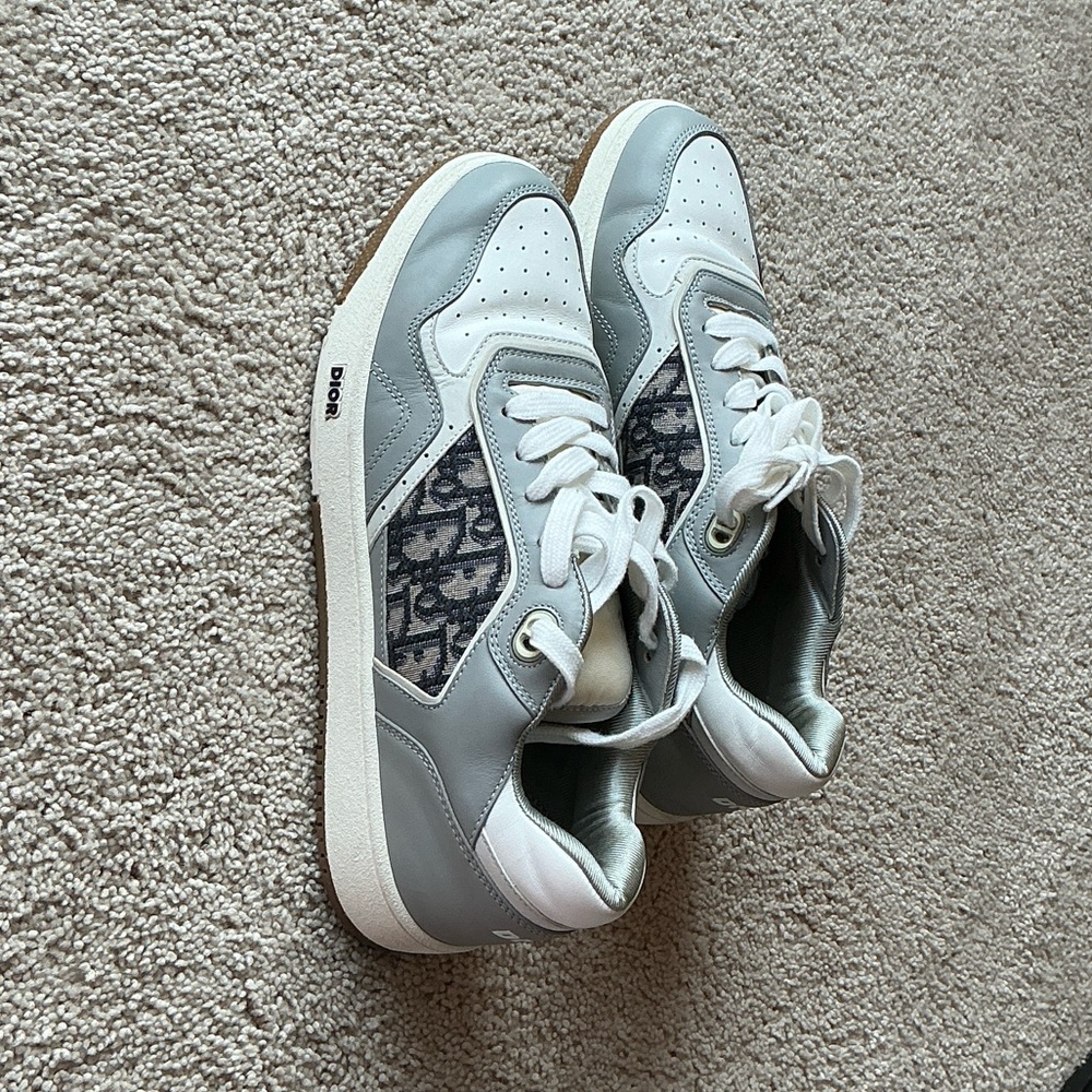 Dior Gray and White Men's Shoes